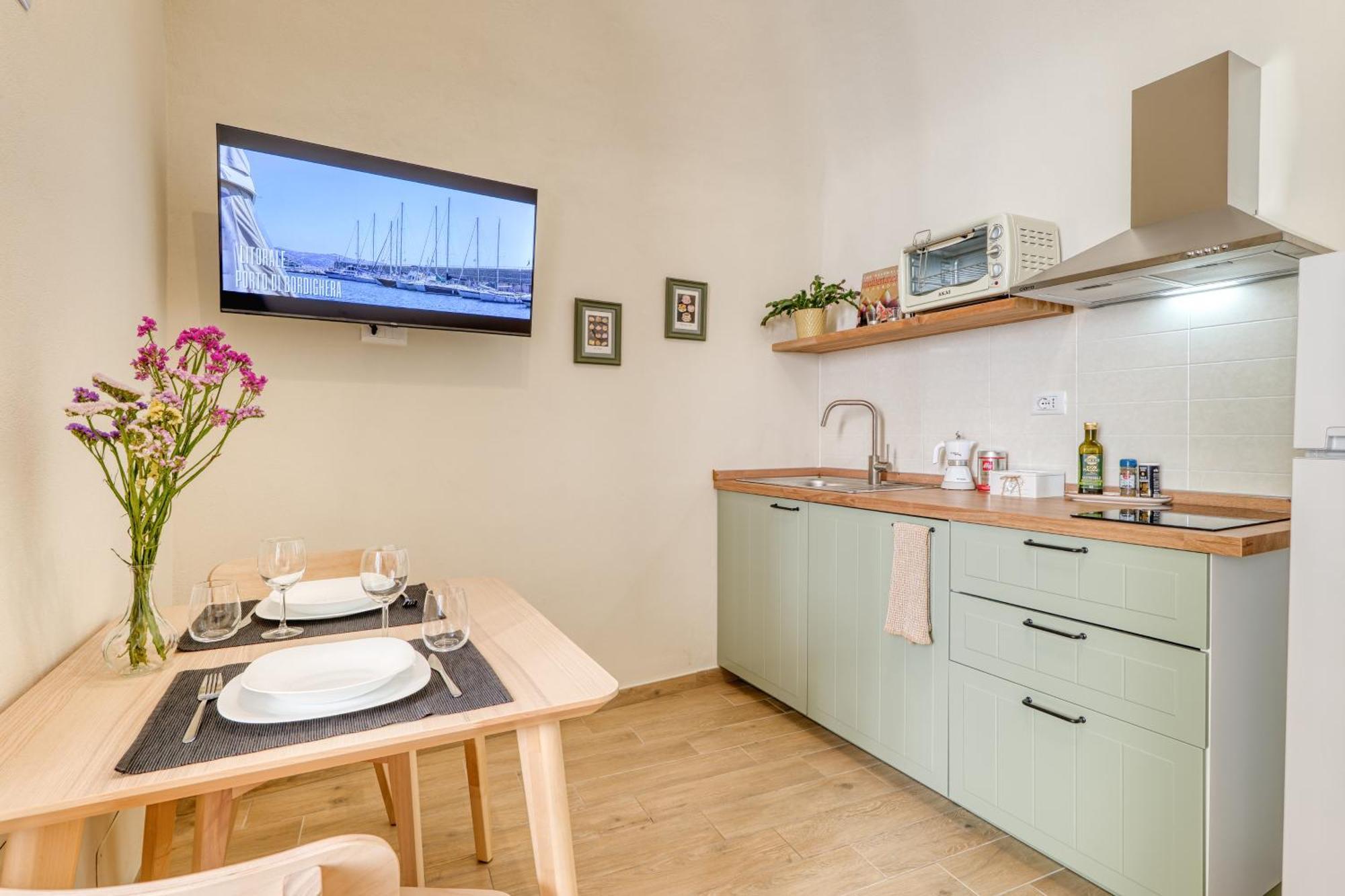 Apartmán Casa Dritta Bordighera Exteriér fotografie
